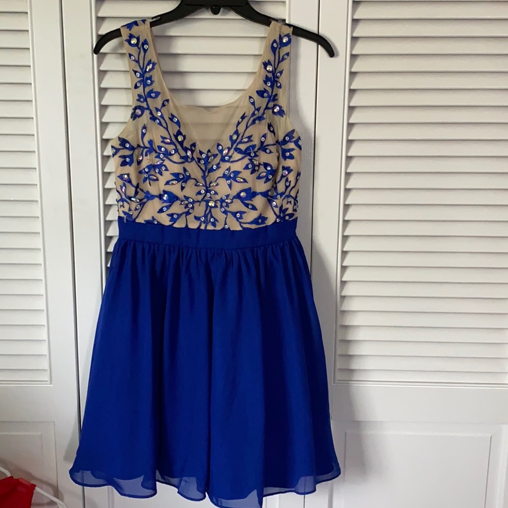 Blue Cocktail Dress